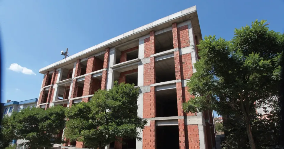 Güzel Saray Yıldız Houses during structural construction